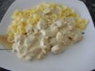 Hähnchen-Geschnetzteltes an Kräutersahnesauce - Rezept