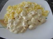 Hähnchen-Geschnetzteltes an Kräutersahnesauce - Rezept