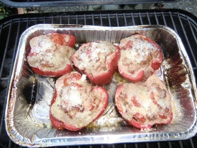 Paprika gefüllt vom Grill - mediteran angehaucht - Rezept - Bild Nr. 6