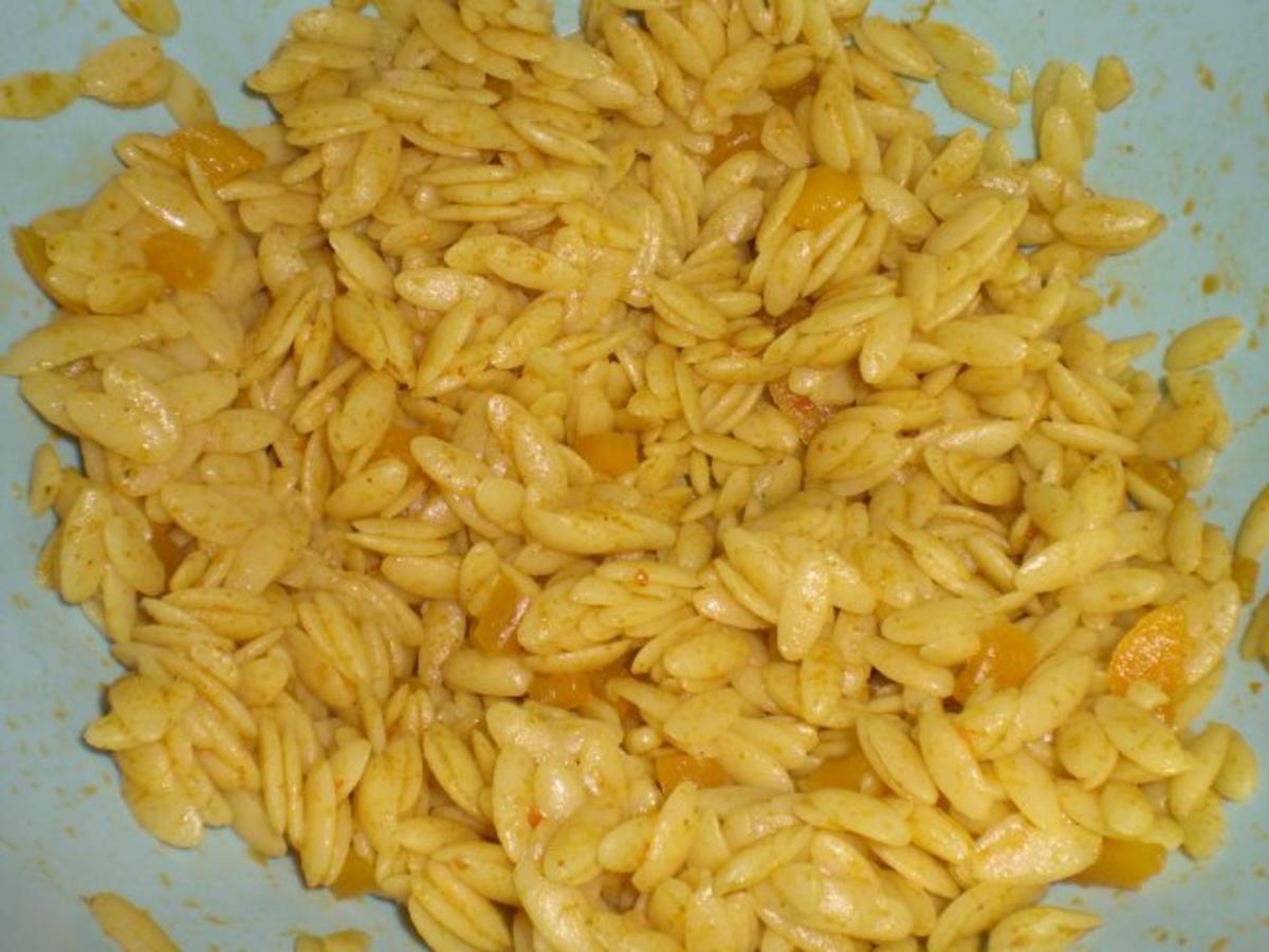 Bilder für Curry-Reisnudelsalat rot/gelb Rezept