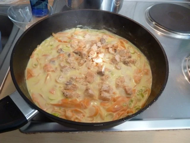 Spaghetti mit Lachs-Zitronen-Sauce - Rezept - Bild Nr. 4