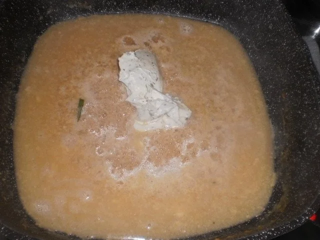 Hähnchenbrust im Kochschinkenmantel ~ grüner Spargel - Rezept - Bild Nr. 9