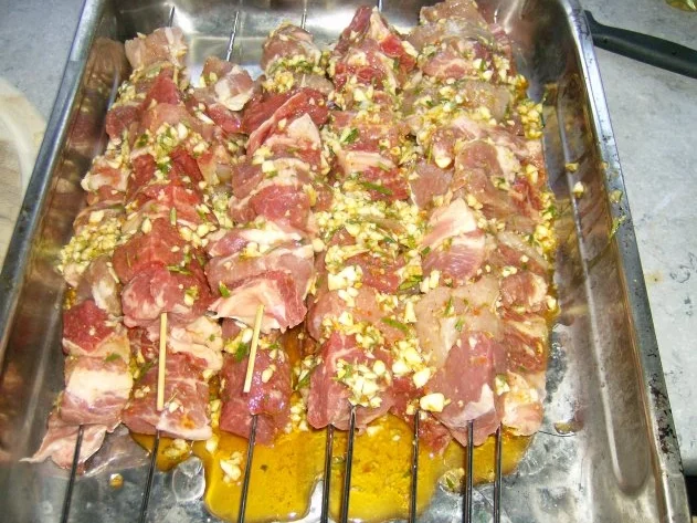 Rezept: Grillspieße oder Peters Einbildungsraznjici Bild Nr. 7 Grillspieße oder Peters Einbildungsraznjici - Rezept - Bild Nr. 7