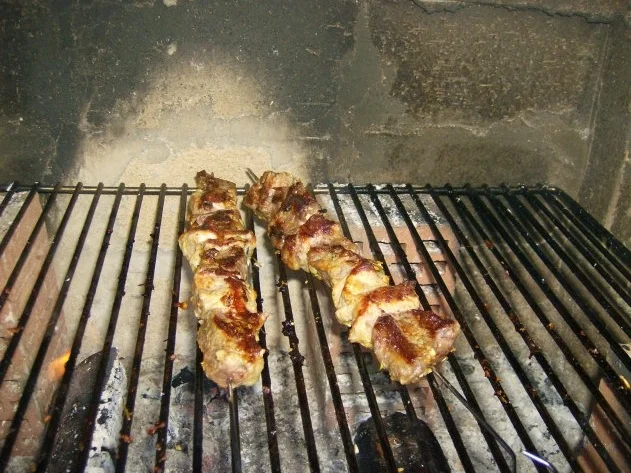 Rezept: Grillspieße oder Peters Einbildungsraznjici Grillspieße oder Peters Einbildungsraznjici - Rezept