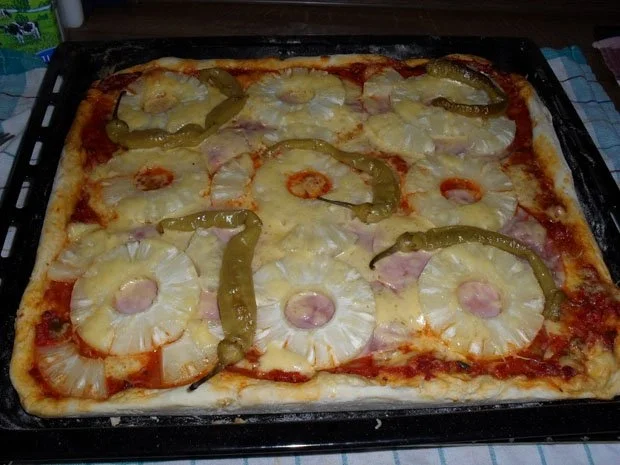 Rezept: Pizza Hawaii Bild Nr. 11 Pizza Hawaii - Rezept - Bild Nr. 11