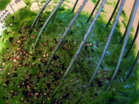 Basilikum-Petersilien-Sauce auf Ofenspargel - Rezept - Bild Nr. 6