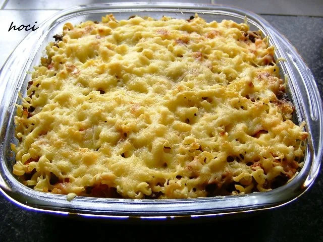 GEHAKT - MACCARONI -TAART - Rezept