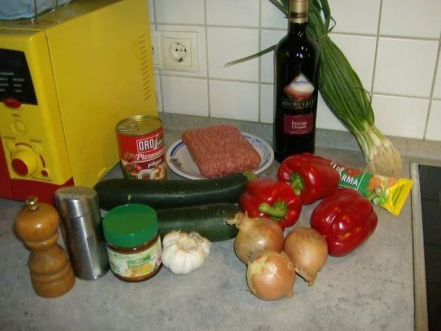 Hackpfännchen mit Paprika und Zuchini - Rezept - Bild Nr. 2