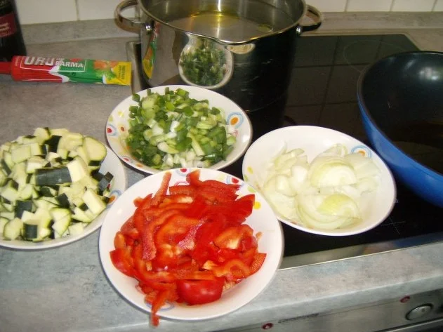 Hackpfännchen mit Paprika und Zuchini - Rezept - Bild Nr. 3