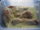 Schweinenacken in Buttermilch-Knoblauch-Marinade - Rezept