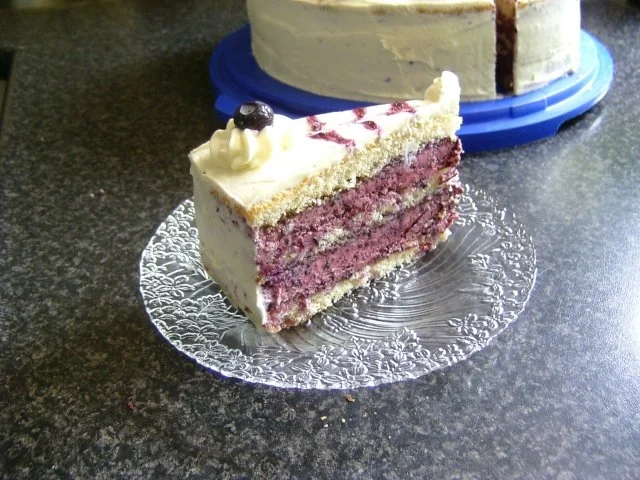 " BLUE ICE  "   SAHNETORTE - Rezept