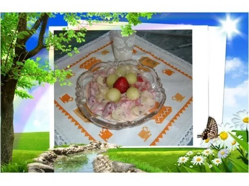 Rezept: Dessert : Obst - Salat Dessert : Obst - Salat - Rezept