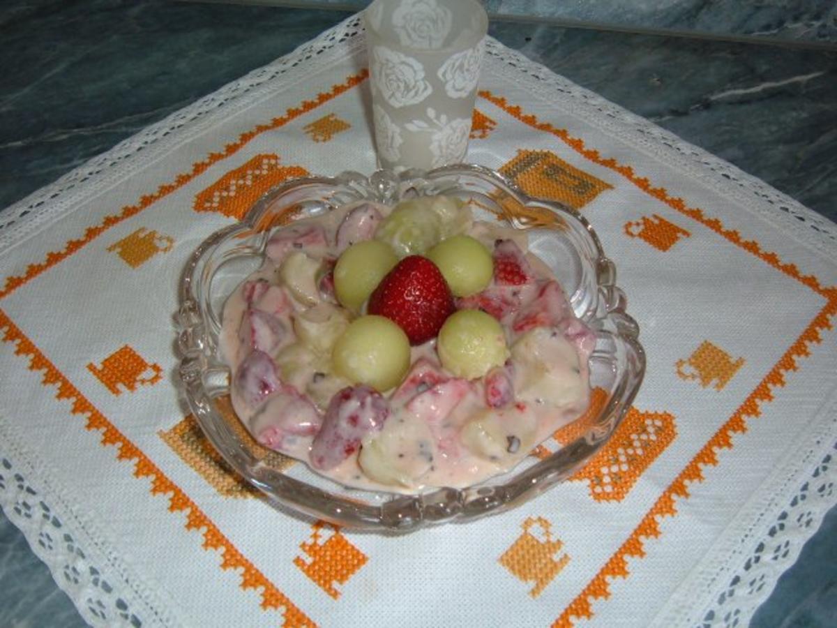 Dessert : Obst - Salat - Rezept - Bild Nr. 3