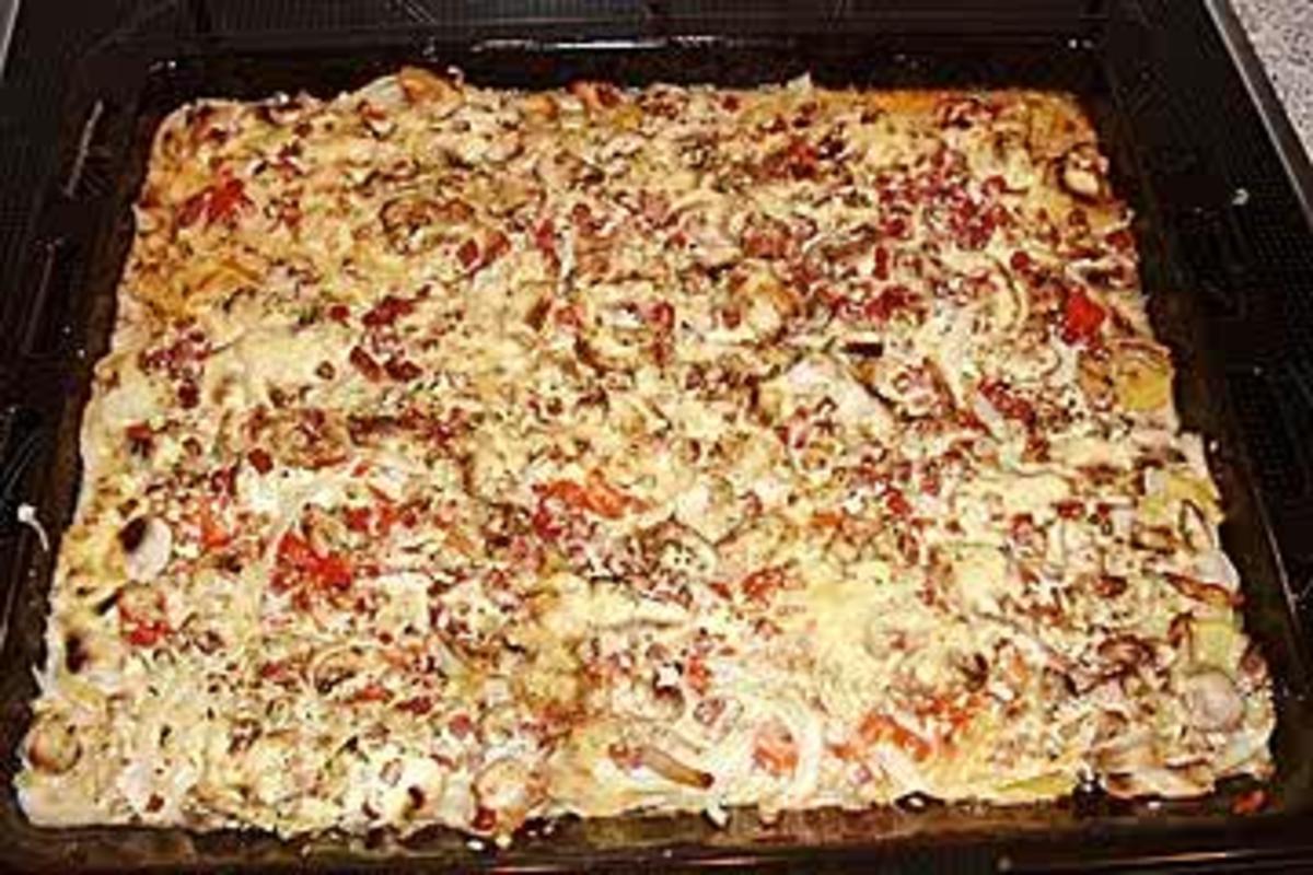 Bilder für Kartoffelpizza gesunde Pizza - Rezept