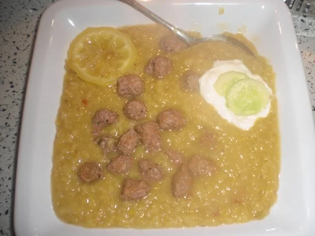 Linsen-Zitronensuppe mit Lammklößchen - Rezept - Bild Nr. 4