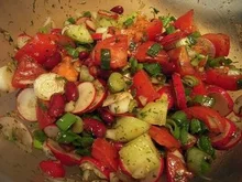 Bunte Salatschüssel - Rezept