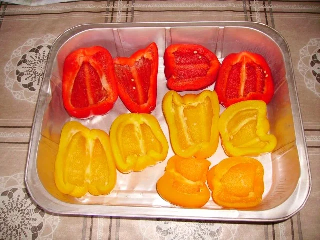 Rezept: Gefüllte Ofen-Paprika Gefüllte Ofen-Paprika - Rezept