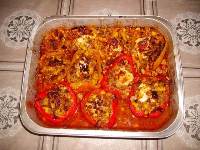 Rezept: Gefüllte Ofen-Paprika Bild Nr. 3 Gefüllte Ofen-Paprika - Rezept - Bild Nr. 3