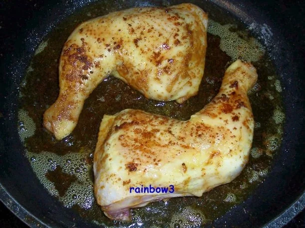 Kochen: Hähnchenschenkel ... bei Niedrigtemperatur gegart - Rezept - Bild Nr. 4