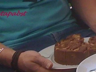 Schoko-Rhabarber-Kuchen - Rezept - Bild Nr. 4