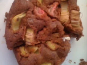 Schoko-Rhabarber-Kuchen - Rezept - Bild Nr. 5