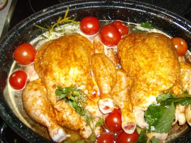 Rezept: Huhn unter Peka auf offenem Feuer Bild Nr. 8 Huhn unter Peka auf offenem Feuer - Rezept - Bild Nr. 8