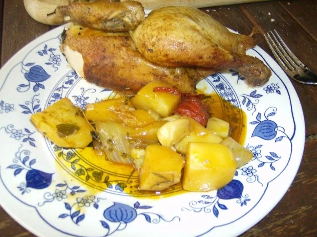 Rezept: Huhn unter Peka auf offenem Feuer Bild Nr. 12 Huhn unter Peka auf offenem Feuer - Rezept - Bild Nr. 12