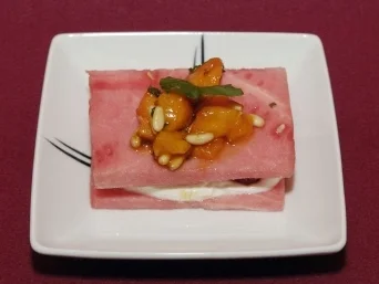 Wassermelonen-Himbeer-Sandwich (Ole Tillmann) - Rezept