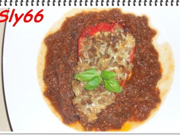 Aufläufe:Gefüllte Spitzpaprika - Rezept