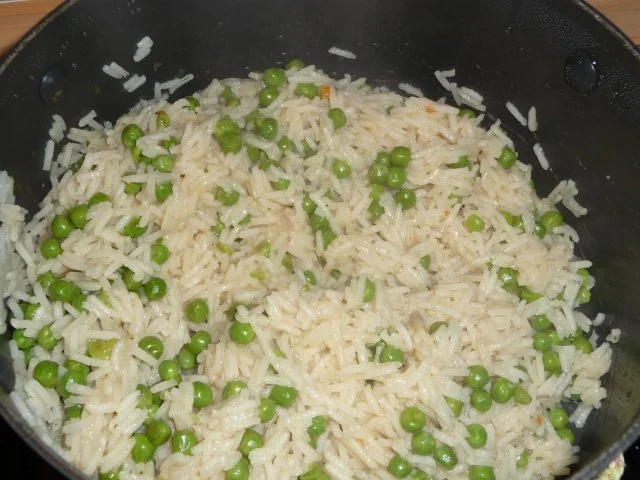 Tintenfisch mit Erbsenreis - Rezept - Bild Nr. 5