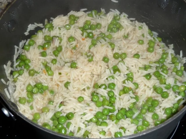 Tintenfisch mit Erbsenreis - Rezept - Bild Nr. 6