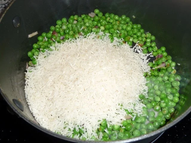 Tintenfisch mit Erbsenreis - Rezept - Bild Nr. 8