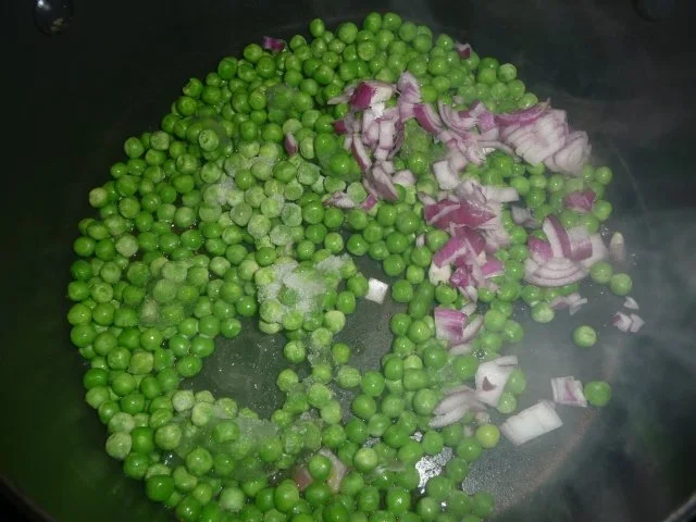 Tintenfisch mit Erbsenreis - Rezept - Bild Nr. 9