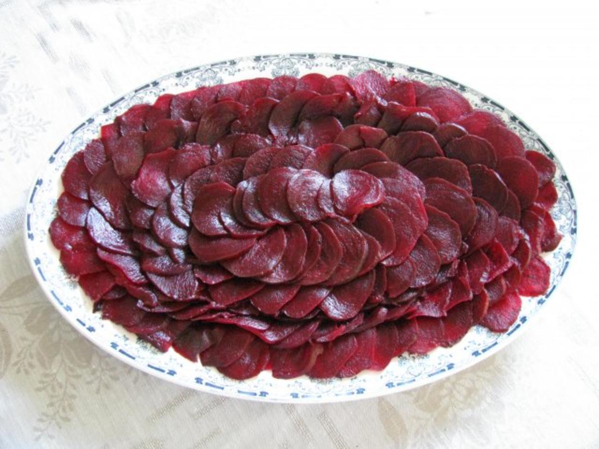 Salate: Rote-Bete-Carpaccio - Rezept - Bild Nr. 2