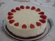 Erdbeer-Vanille-Joghurt Torte - Rezept