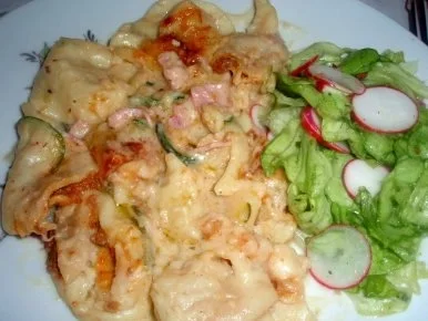 Auflauf: Tortellini-Auflauf mit Schinken-Sahne-Soße - Rezept - Bild Nr. 6