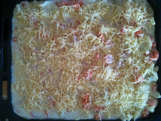 Auflauf: Tortellini-Auflauf mit Schinken-Sahne-Soße - Rezept - Bild Nr. 7