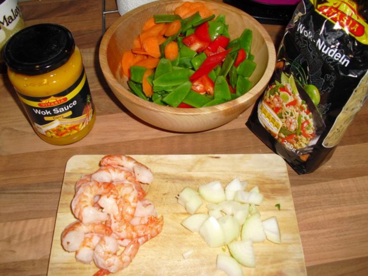 Wok-Curry-Nudeln - Rezept - Bild Nr. 2