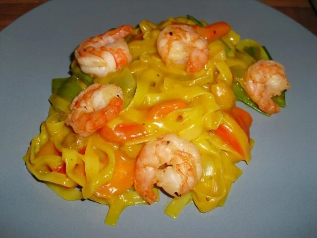 Wok-Curry-Nudeln - Rezept