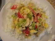 Hähnchenpfanne für alle Kühlschränke und alle Geldbeutel - günstig ! - Rezept