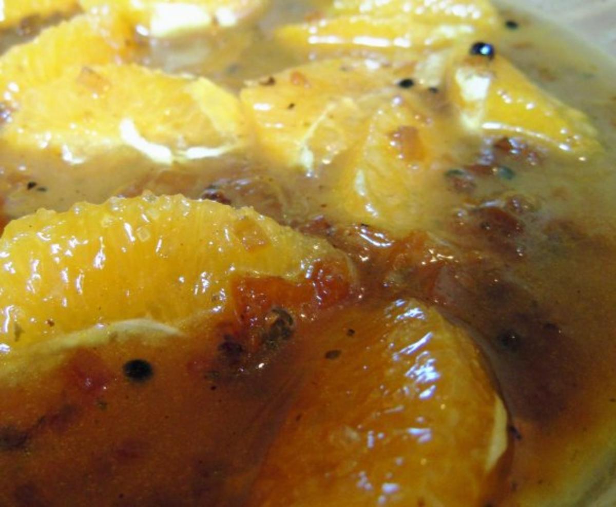 Pfeffrig-fruchtige Hähnchenbrust, gebratener Fenchel und Rosmarin-Kartoffelwürfel - Rezept - Bild Nr. 4