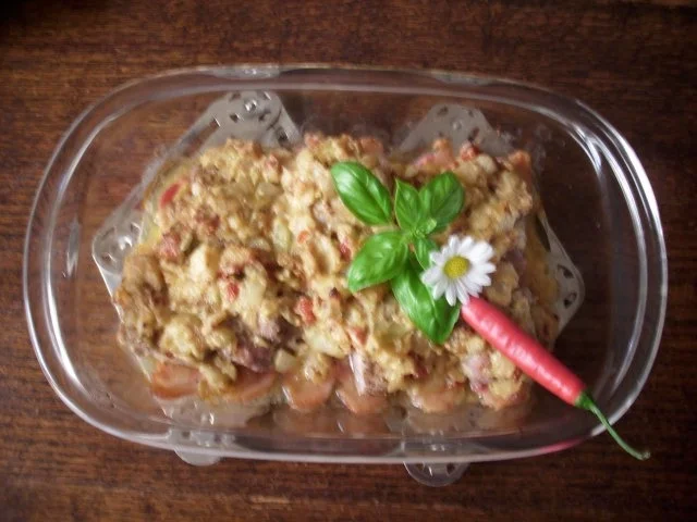 Schweinefilet mit Zwiebel-Senf-Kruste - Rezept