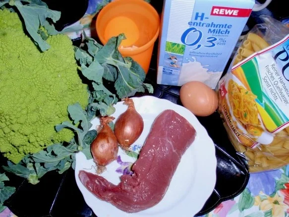 Rigatoni-Romanesco-Filet-Auflauf - Rezept - Bild Nr. 2