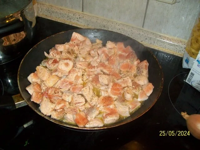 Pasta mit Lachs und Spinat - Rezept - Bild Nr. 5