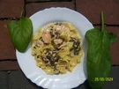 Pasta mit Lachs und Spinat - Rezept