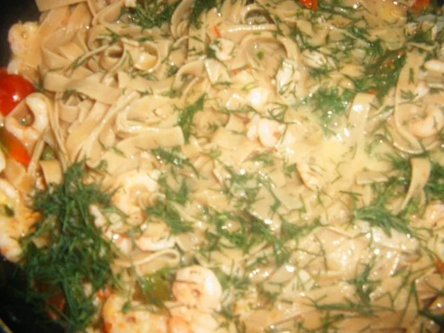 Rezept: Garnelen-Nudel-Pfanne Bild Nr. 8 Garnelen-Nudel-Pfanne - Rezept - Bild Nr. 8