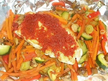 Rezept: Hühneragent in Folientarnung Hühneragent in Folientarnung - Rezept