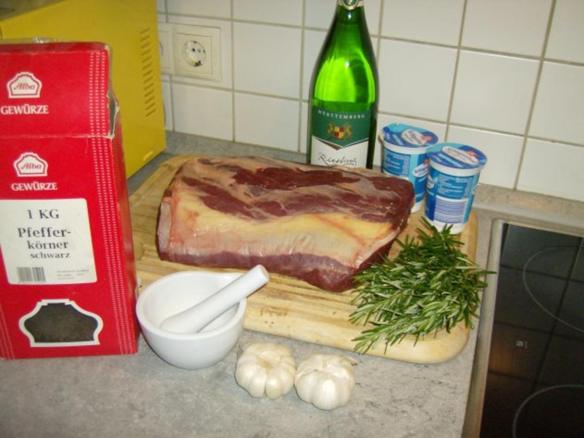 Entrecote mit Rahm Pfeffersoße - schnell &amp; einfach - von moniundpeter