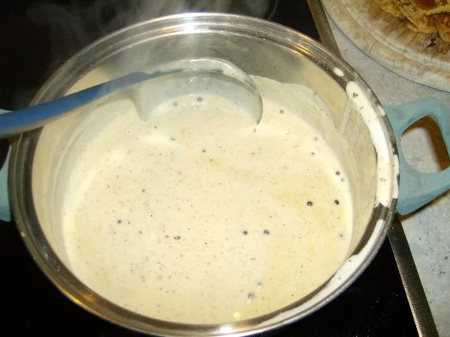 Rezept: Entrecote mit Rahm Pfeffersoße Bild Nr. 8 Entrecote mit Rahm Pfeffersoße - Rezept - Bild Nr. 8