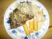 Entrecote mit Rahm Pfeffersoße - Rezept